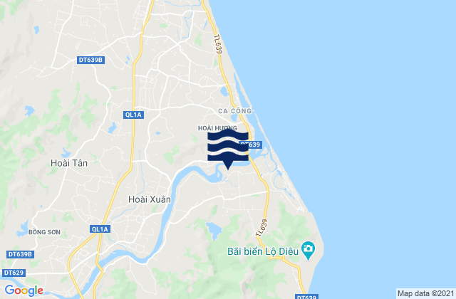 Bồng Sơn, Vietnamの潮見表地図