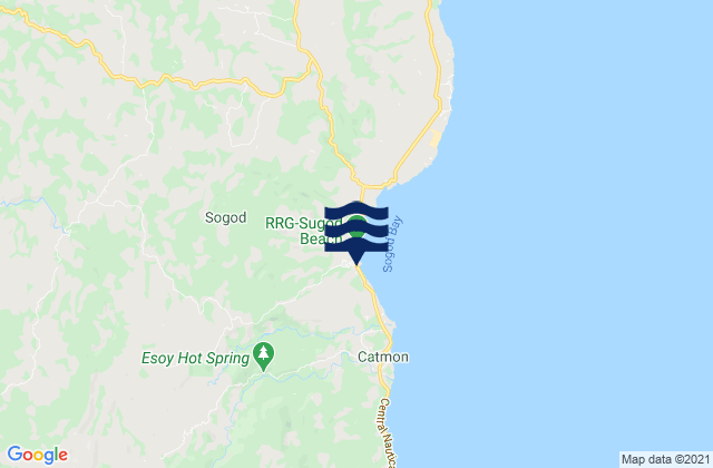 Cabalawan, Philippinesの潮見表地図