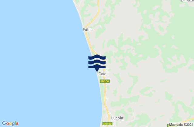 Cabinda, Angolaの潮見表地図