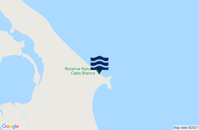 Cabo Blanco, Argentinaの潮見表地図