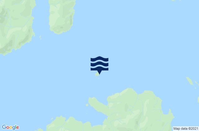 Cabras Islands, United Statesの潮見表地図