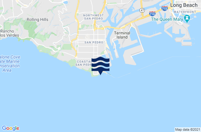 Cabrillo Point, United Statesの潮見表地図