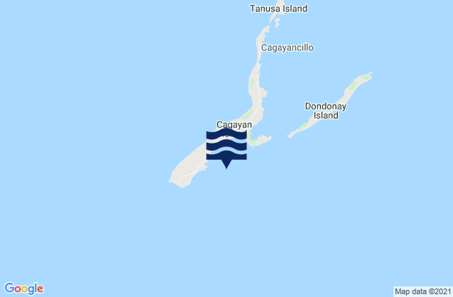 Cagayancillo, Philippinesの潮見表地図