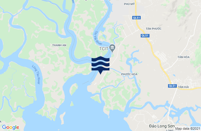 Cai Mep International Terminal, Vietnamの潮見表地図