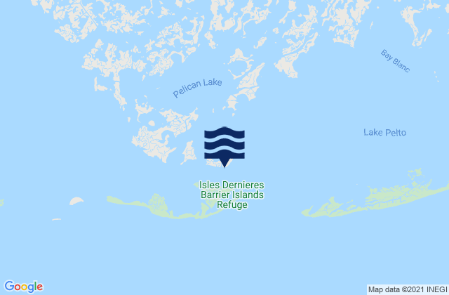 Caillou Boca, United Statesの潮見表地図