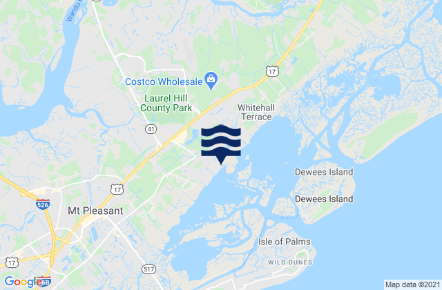 Cainhoy, United Statesの潮見表地図