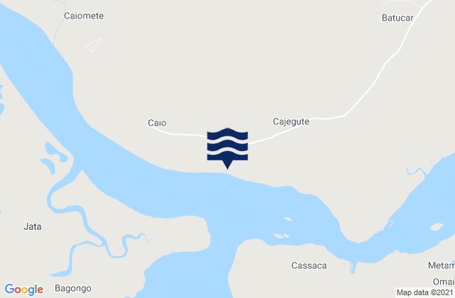 Caio Sector, Guinea-Bissauの潮見表地図