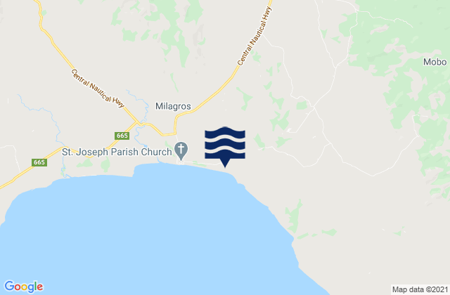Calachuchi, Philippinesの潮見表地図