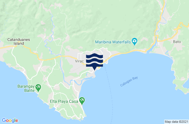 Calatagan, Philippinesの潮見表地図
