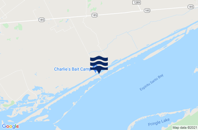 Calhoun County, United Statesの潮見表地図