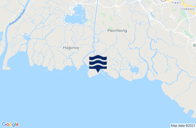 Calumpit, Philippinesの潮見表地図