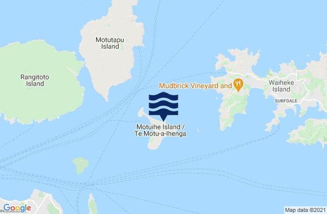 Calypso Bay (Otamarau Bay), New Zealandの潮見表地図