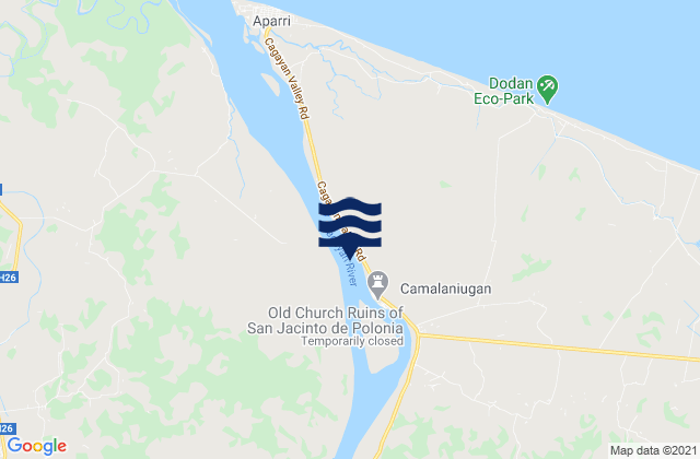 Camalaniugan (Cagayan River), Philippinesの潮見表地図