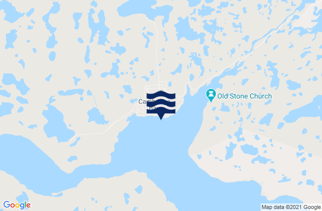 Cambridge Bay, Canadaの潮見表地図