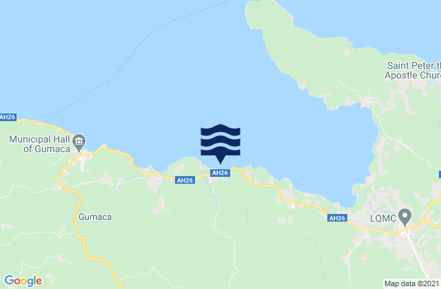 Camohaguin, Philippinesの潮見表地図