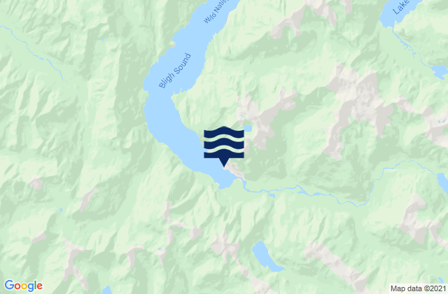 Camp Bay, New Zealandの潮見表地図