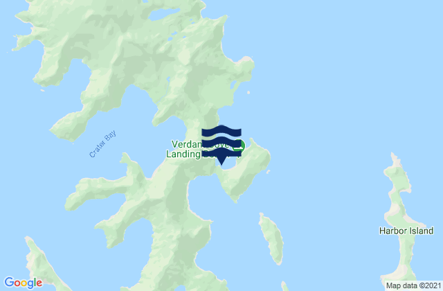 Camp Cove Aialik Bay, United Statesの潮見表地図