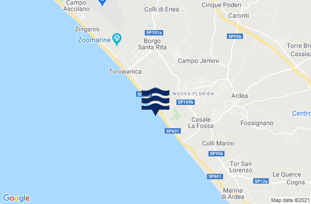 Campo Jemini, Italyの潮見表地図