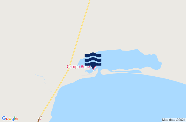 Campo Renes, Mexicoの潮見表地図