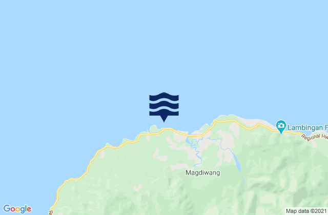 Cangouac Point Sibuyan Island, Philippinesの潮見表地図