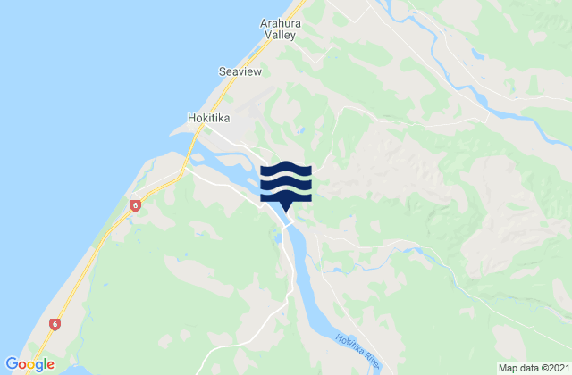 Canoe Cove, New Zealandの潮見表地図