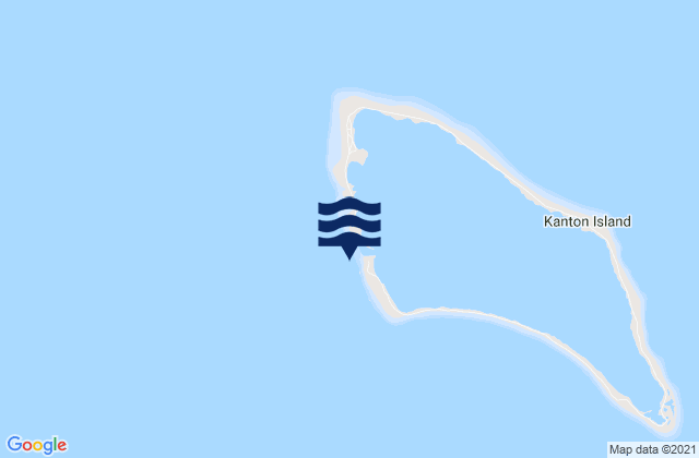 Canton Is. (Kanton Is.), Kiribatiの潮見表地図