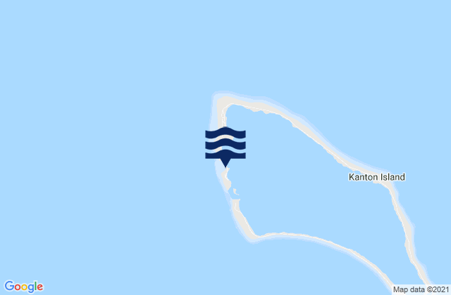 Canton Island, Kiribatiの潮見表地図