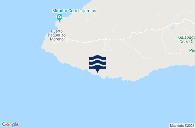 Cantón San Cristóbal, Ecuadorの潮見表地図