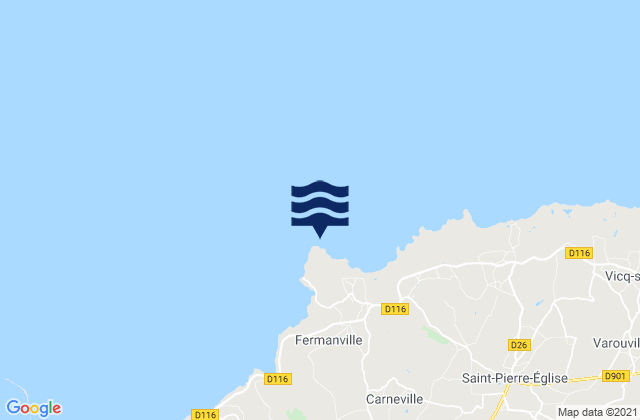 Cap Lévi, Franceの潮見表地図