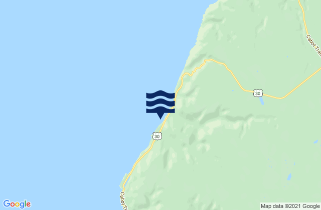 Cap Rouge, Canadaの潮見表地図