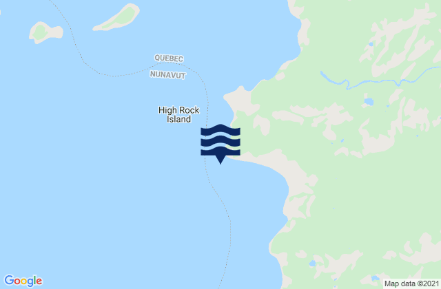 Cap d'Espoir, Canadaの潮見表地図