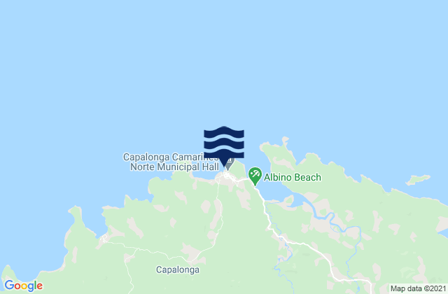 Capalonga, Philippinesの潮見表地図