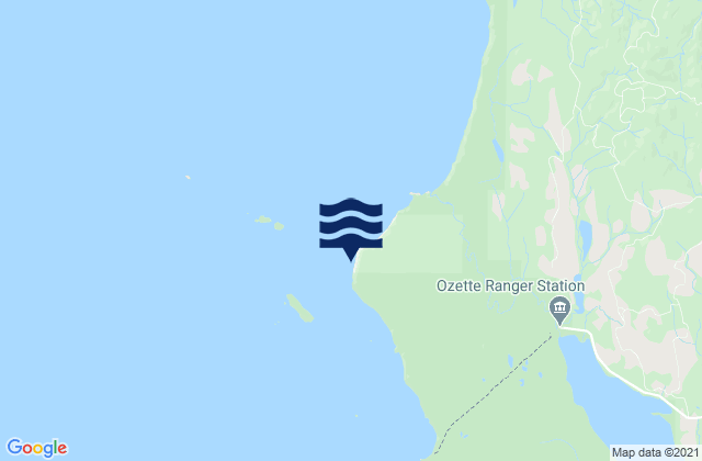 Cape Alava, United Statesの潮見表地図