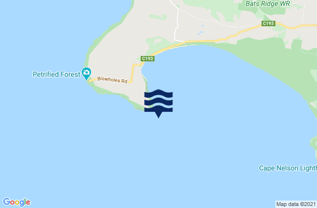 Cape Bridgewater, Australiaの潮見表地図