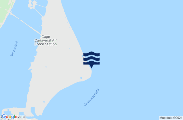 Cape Canaveral, United Statesの潮見表地図