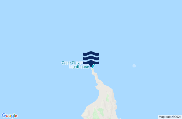 Cape Cleveland, Australiaの潮見表地図
