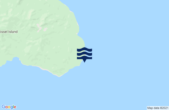 Cape Deliverance, Papua New Guineaの潮見表地図