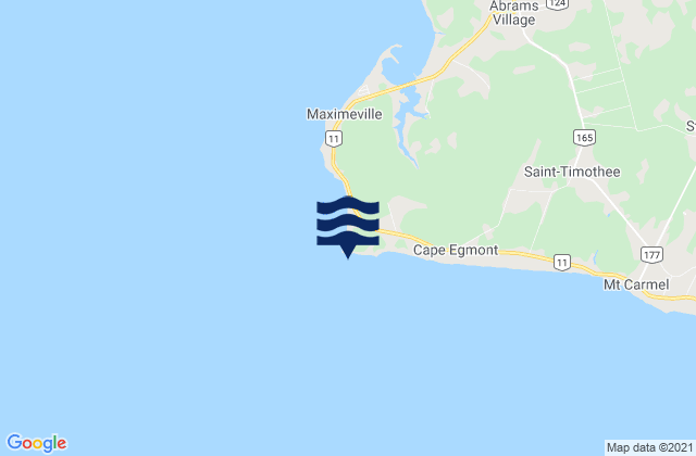 Cape Egmont, Canadaの潮見表地図