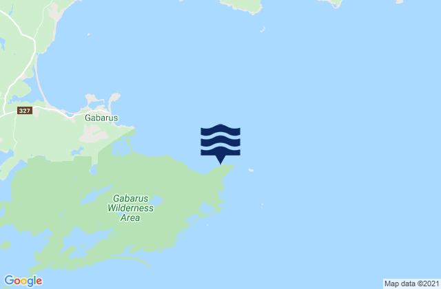 Cape Gabarus, Canadaの潮見表地図