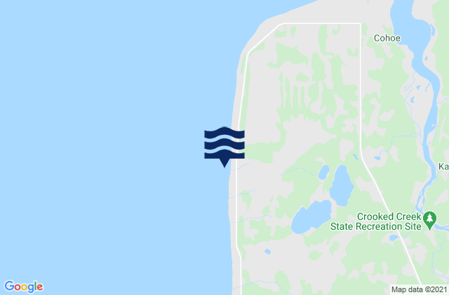 Cape Kasilof, United Statesの潮見表地図