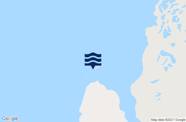 Cape Kater, Canadaの潮見表地図