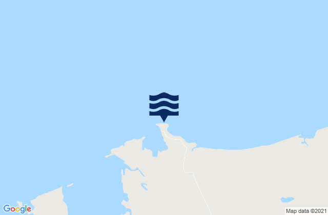 Cape Keraudren, Australiaの潮見表地図