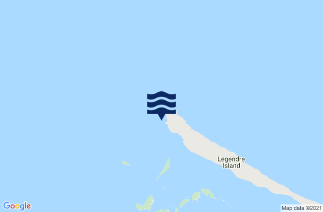 Cape Legendre, Australiaの潮見表地図