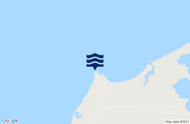 Cape Leveque, Australiaの潮見表地図
