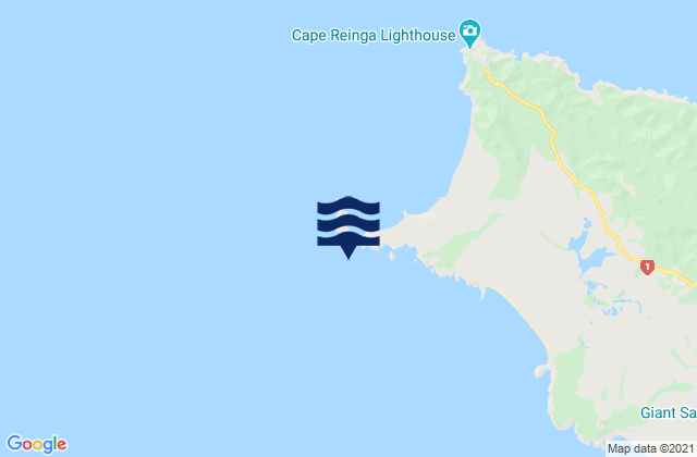Cape Maria van Diemen, New Zealandの潮見表地図