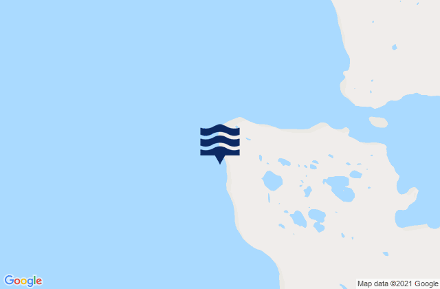 Cape Miles, Canadaの潮見表地図