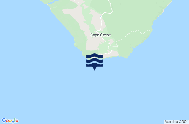 Cape Otway, Australiaの潮見表地図