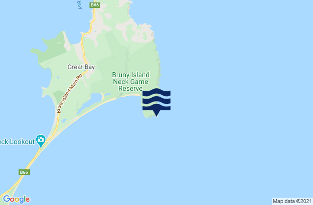 Cape Queen Elizabeth, Australiaの潮見表地図