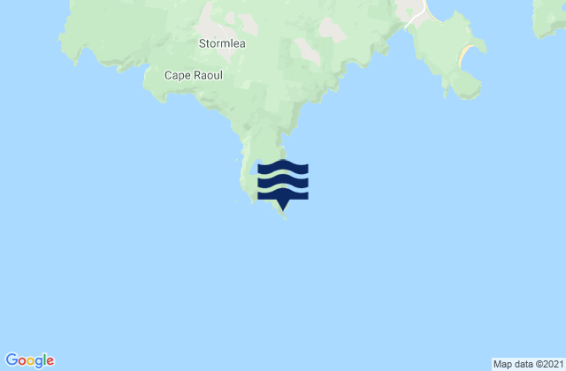 Cape Raoul, Australiaの潮見表地図