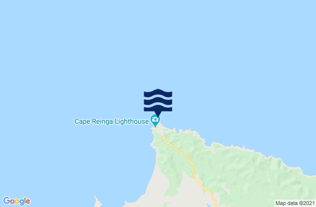 Cape Reinga, New Zealandの潮見表地図